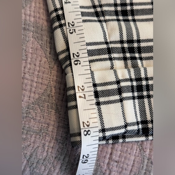 NWT JCrew Collection wide-leg essential pant in plaid Italian city wool blend - Picture 7 of 9